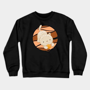 Cute cat cartoon Crewneck Sweatshirt